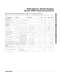 MAX4591CUE+T Datasheet Page 3