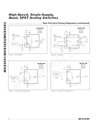 MAX4591CUE+T Datasheet Page 8
