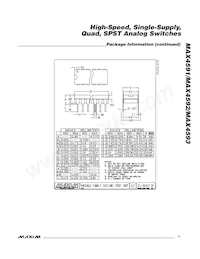 MAX4591CUE+T Datasheet Page 11