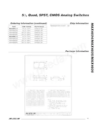 MAX4606ESE+T Datasheet Page 11