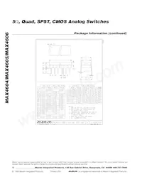 MAX4606ESE+T Datasheet Page 12