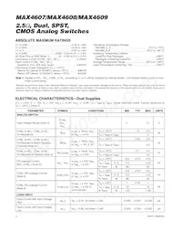 MAX4609ESE+T Datasheet Page 2