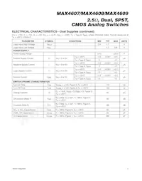 MAX4609ESE+T Datasheet Page 3
