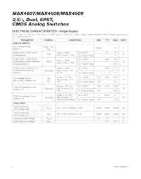 MAX4609ESE+T Datasheet Page 4