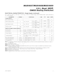 MAX4609ESE+T Datasheet Page 5