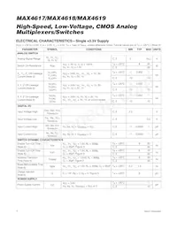 MAX4618CEE+T Datasheet Page 4
