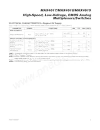 MAX4618CEE+T Datasheet Page 5