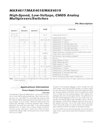 MAX4618CEE+T Datasheet Page 8