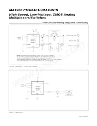MAX4618CEE+T Datasheet Page 14