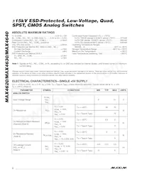 MAX4620ESD+T Datasheet Page 2