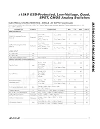 MAX4620ESD+T Datasheet Page 3