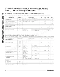 MAX4620ESD+T Datasheet Page 4