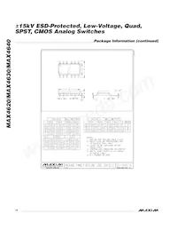 MAX4620ESD+T Datasheet Page 14