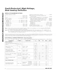 MAX4632ESE-T Datasheet Page 2