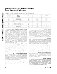 MAX4632ESE-T Datasheet Page 10