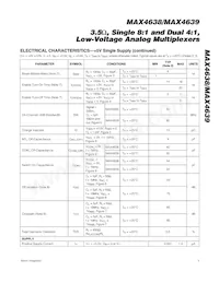 MAX4638ESE+T Datasheet Page 3