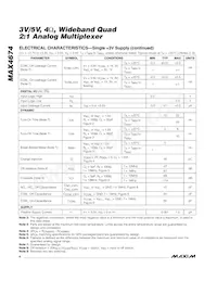 MAX4674ETE+T Datasheet Page 4