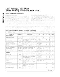 MAX4695ETC+TGC1 Datenblatt Seite 2