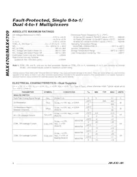 MAX4709EPE Datasheet Page 2