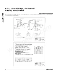 MAX4734EGC+TG50 Datasheet Page 10