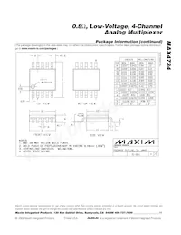 MAX4734EGC+TG50 Datasheet Page 11