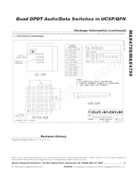 MAX4758EBX+T Datasheet Page 15