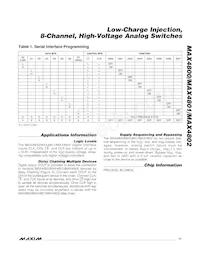 MAX4800CXZ-T Datasheet Page 11