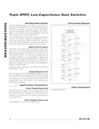 MAX4996LETG+T Datasheet Page 10