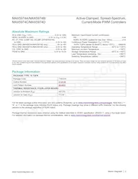 MAX5974AETE+TG3U Datasheet Page 2