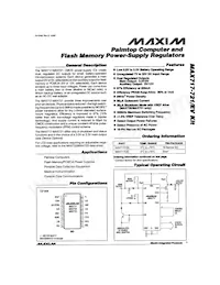 MAX720CSE+T Datenblatt Cover