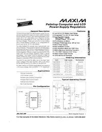 MAX722CSE+T Datenblatt Cover