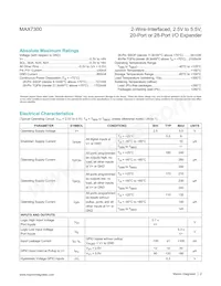 MAX7300ATI+T Datasheet Page 2