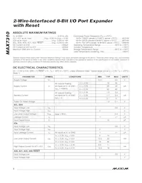MAX7310AEE+ Datasheet Page 2
