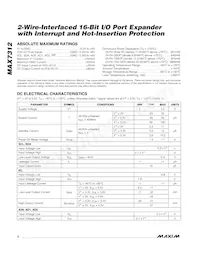 MAX7312AWG+T Datasheet Page 2