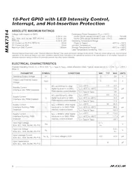 MAX7314ATG+T Datasheet Page 2