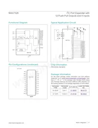 MAX7326ATG+T Datasheet Page 17
