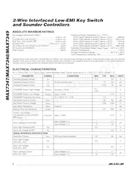 MAX7347ATE+T Datasheet Page 2