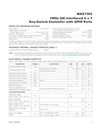 MAX7365EWA70+T Datenblatt Seite 2