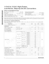 MAX849ESE+T Datasheet Page 2