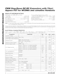 MAX8507ETE+T Datasheet Page 2
