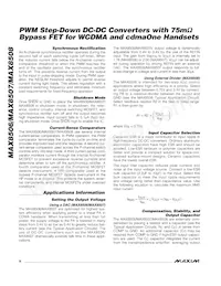 MAX8507ETE+T Datasheet Page 8