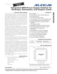 MAX8550AETI+T Datenblatt Cover