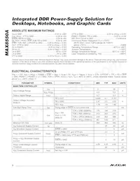 MAX8550AETI+T Datenblatt Seite 2
