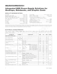 MAX8550ETI+TG104 Datasheet Page 2
