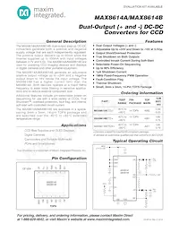 MAX8614BETD+TG104 Datasheet Cover