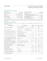 MAX8709BETI+T Datasheet Page 2