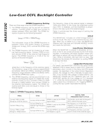 MAX8722CEEG+T Datasheet Page 16