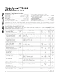 MAX8726EUE+T Datasheet Page 2