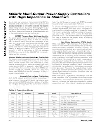 MAX8742EAI+T Datasheet Page 18