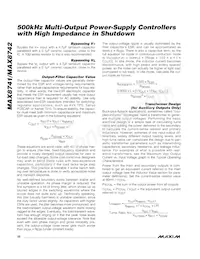 MAX8742EAI+T Datasheet Page 22